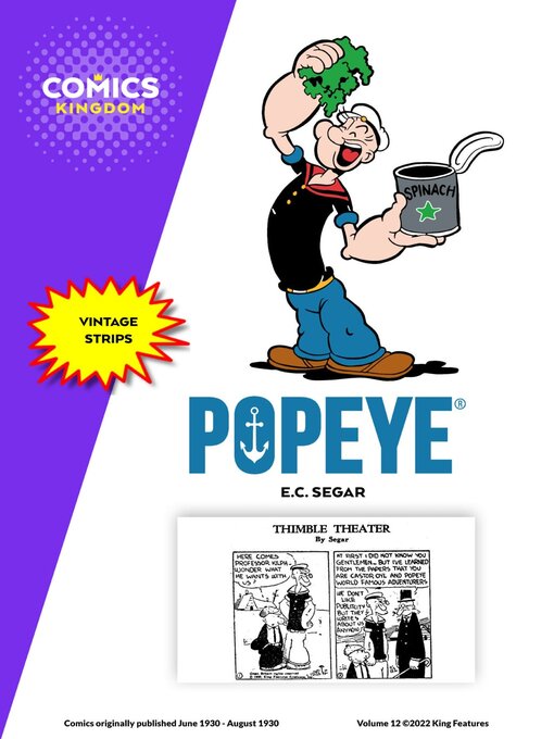 Title details for Popeye by Hearst Holdings Inc., King Features Syndicate Division - Available